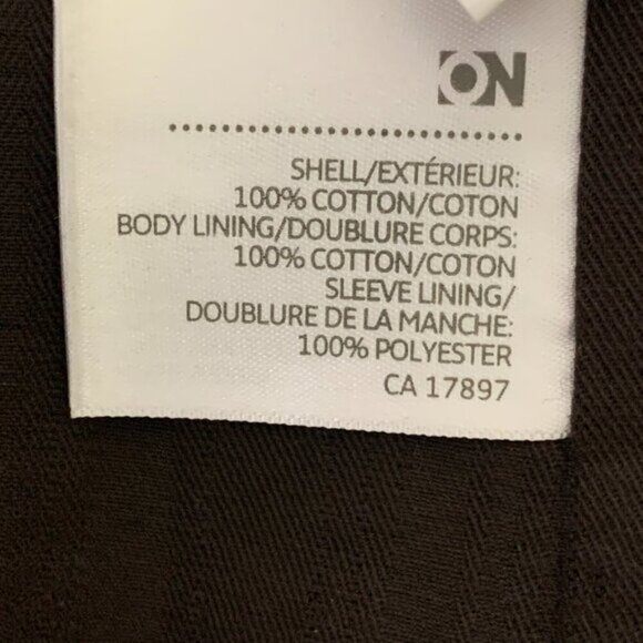 Old Navy Brown Brushed Cotton Sport Coat Blazer Jacket - Picture 6 of 7